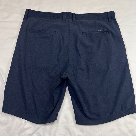 Travis Mathew Golf Shorts Size 36 Navy Blue Stretch Performance Lightweight Dad - Picture 10 of 12